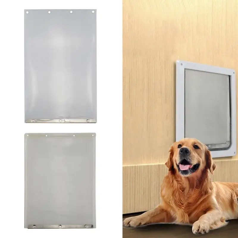 

Pet Door For Wall Entry Weatherproof Transparent Gate Puppy Kitten Safety In And Out Replacement Flap Doors For Pet Supplies