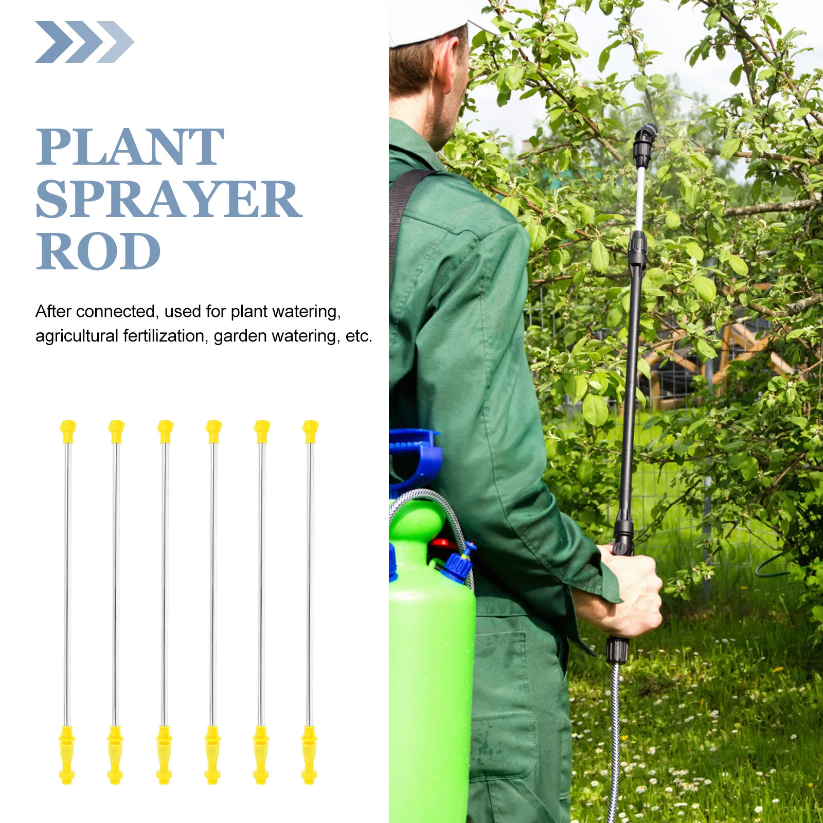 6-шт. аксессуары для распылителей стрела из нержавеющей стали телескопические