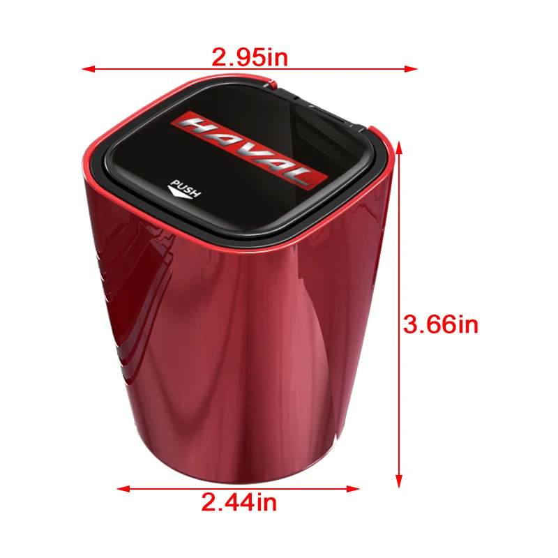 Автомобильная пепельница со светодиодный светильник кой портативная Бездымная