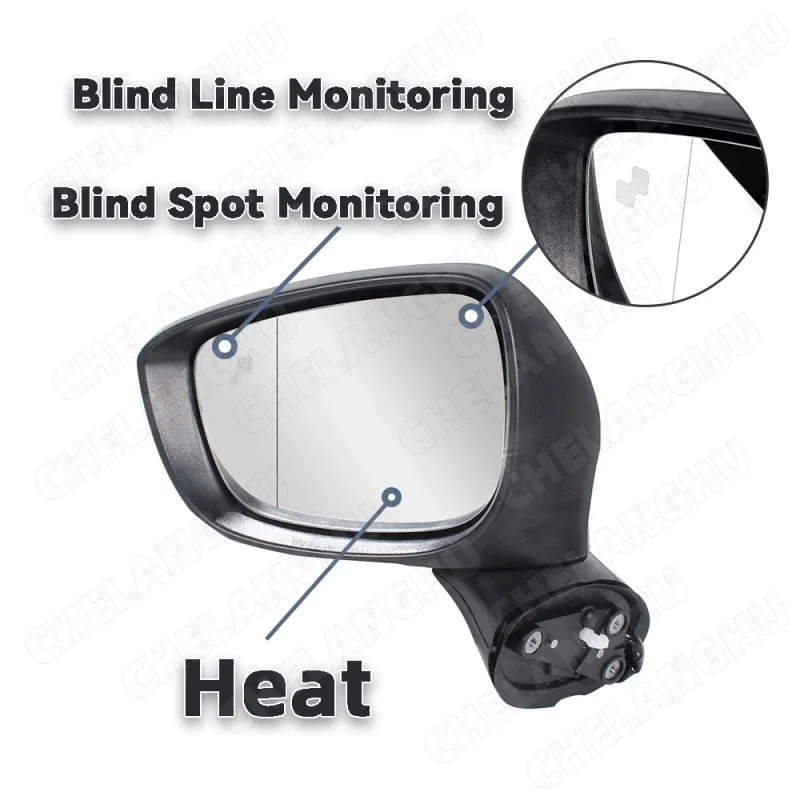 1 пара для Mazda CX-5 2015 2016 автомобильный Стайлинг 7-контактное зеркало заднего вида в