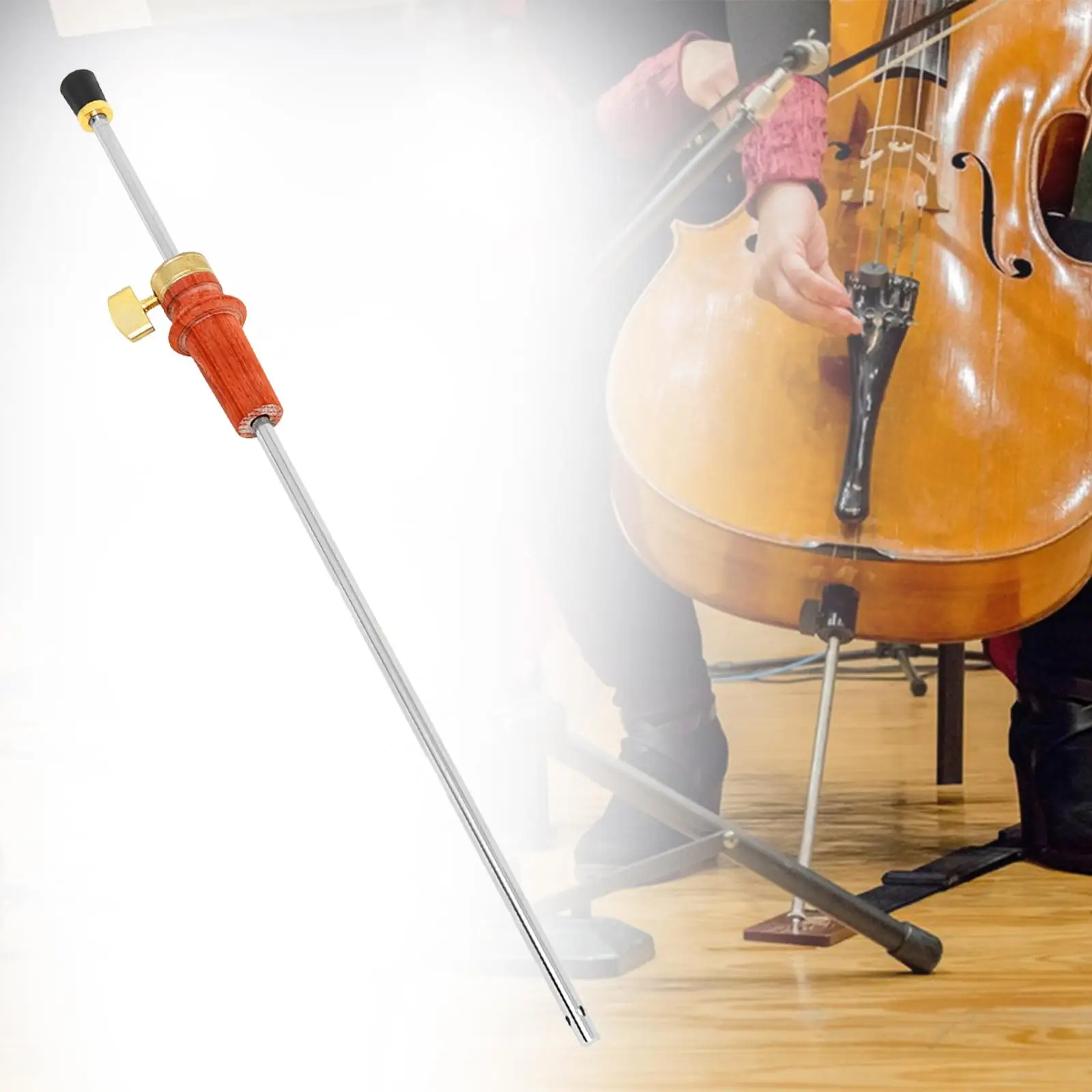 Детали торцевого штифта для виолончели 4/4 с регулировочной ручкой заменяет опора