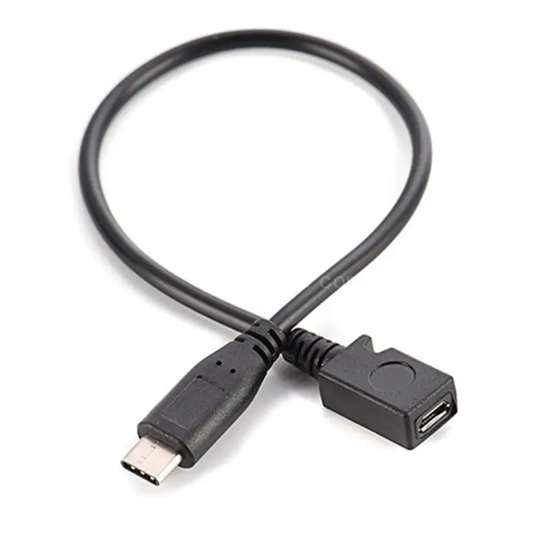 

Переходник USBC «папа» на разъем «мама» MicroUSB для зарядного кабеля для портативных устройств