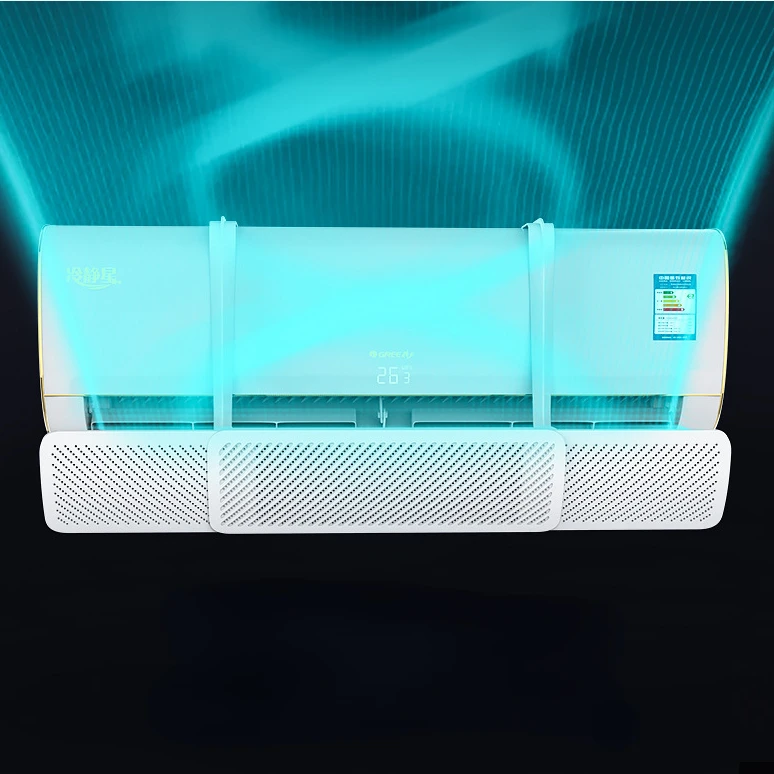 

Anti-direct Blowing Air Conditioner Cover Home Office Air Conditioning Windshield Baffle Hanging-type Air Deflector Adjustable