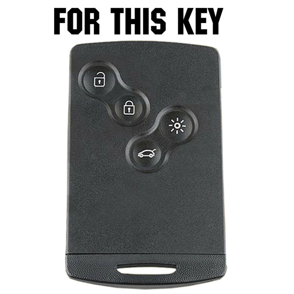 

Leather Key Cover For Renault Koleos Key Case Genuine Leather + PU+ Zinc Alloy Keychain ONLY FIT FOR 4 BUTTON KEY