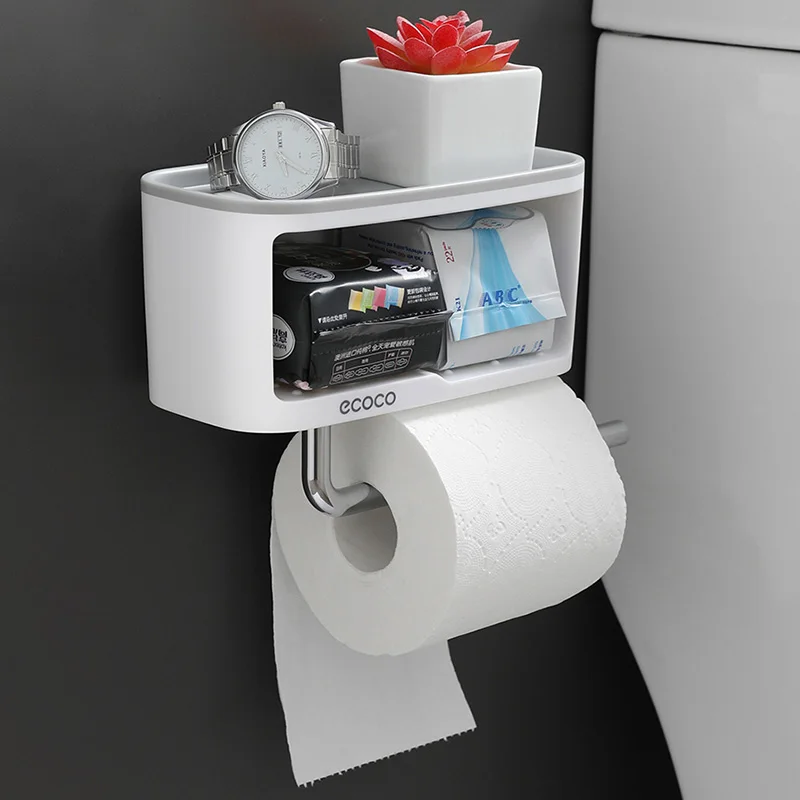 ecoco soap dishes box wall mounted shower soap tray holder for bathroom multifunction storage basket soap rack shelf tools free global shipping