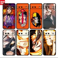 cool boy anime naruto shockproof for google pixel 6 6a 6pro 5 5a 4a xl 5g black soft phone case silicone cover fundas coque capa