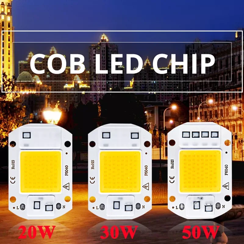 

Chip COB Diode Matrix for Spotlight Bead LED Light Bulb Chip 20W 30W 50W 220V No Need Driver DIY Floodlight LEDs Spotlight