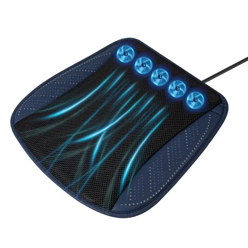 

Car Seat Fan Cushion Cooling Car Seat Cover Front Seat Adjustable Temperature Comfortable Cooling Car Seat Cushions For Cars