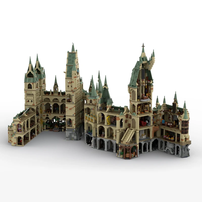 MOC Magic World Лего Хогвартс 14+