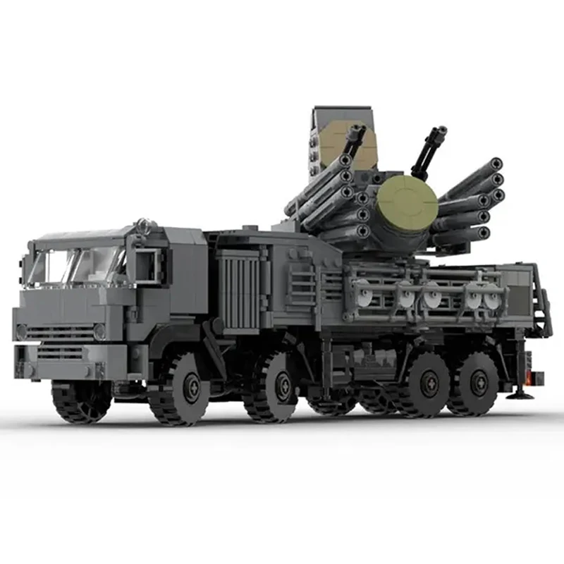 1845 шт. WW2 военные MOC PANTSIR S2 SA-22 система защиты от воздуха модель DIY творческие идеи