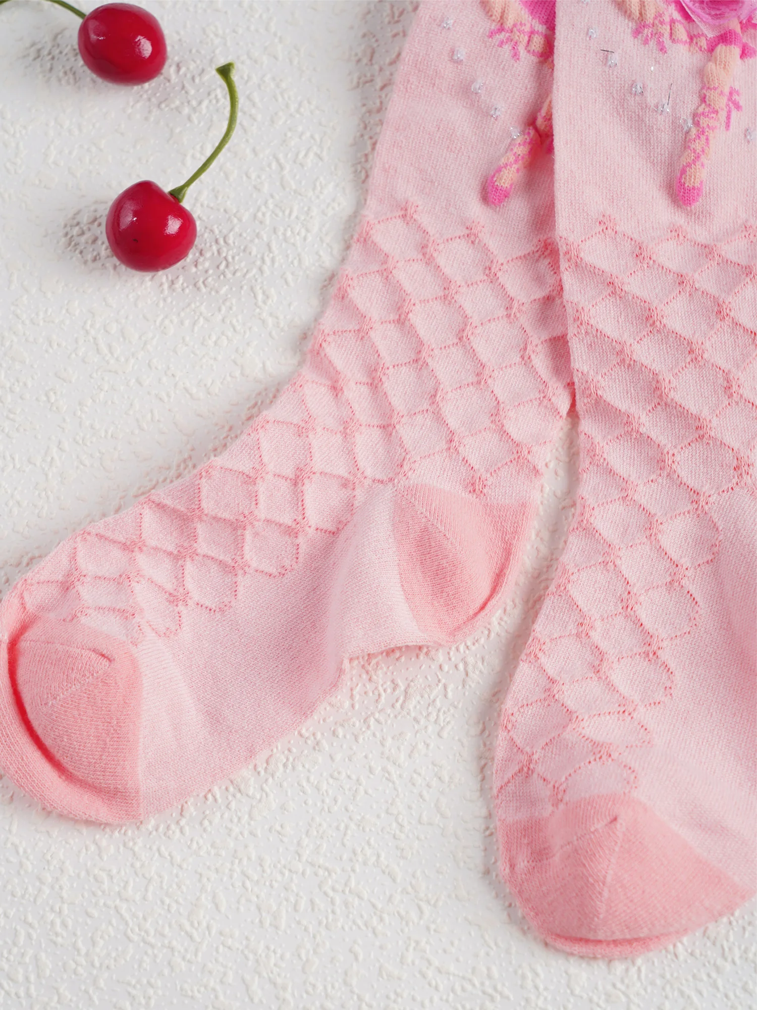 Детские жаккардовые колготки балерины для девочек хлопковые дышащие леггинсы