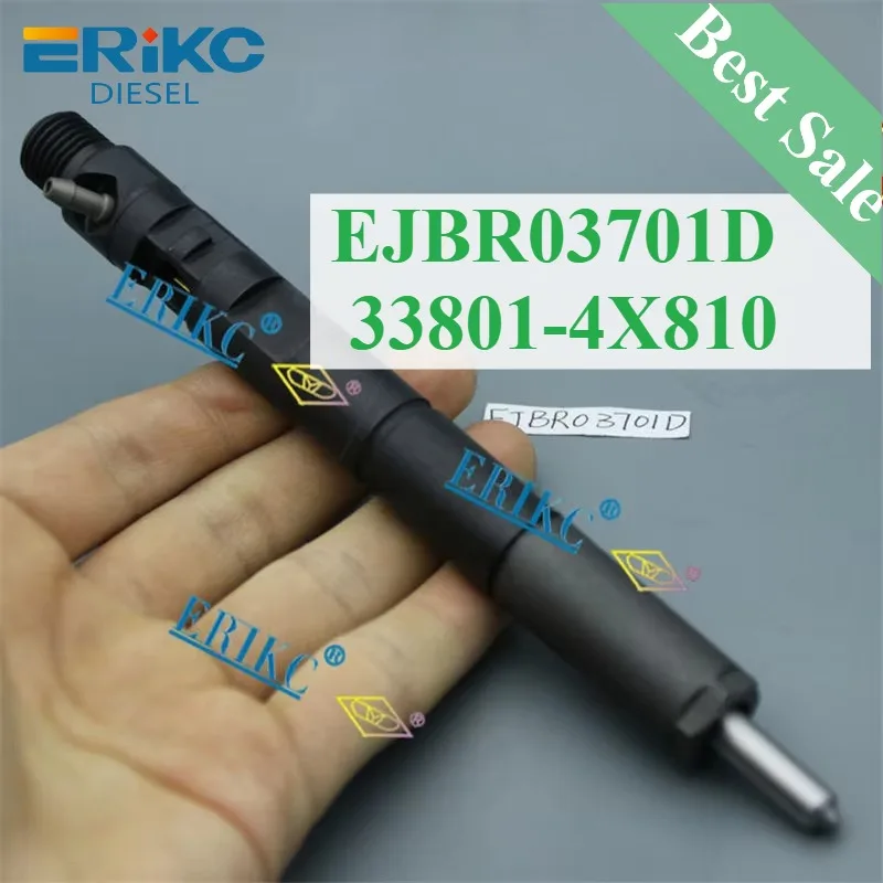 Фото ERIKC EJBR03701D (33801-4X810) новая полная форсунка Common Rail для дизельного автомобиля Delphi KIA CARNIVAL SEDONA Euro 3, двигатель №1