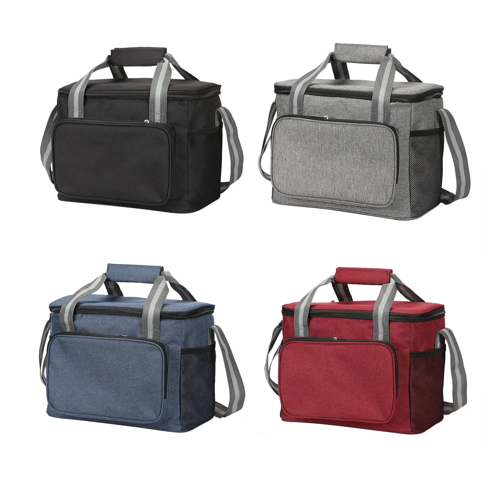 

Portable Lunch Waterproof Bag Cooler Pouch Food Oxford Cloth Container Picnic Tote for Hiking Office Travel Work Outdoor