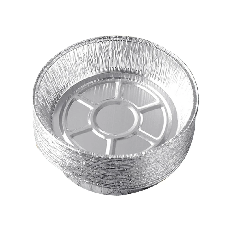 

Aluminum Foil Air Fryer Paper Liner 50pcs/set BBQ Food Tray Container Non-stick