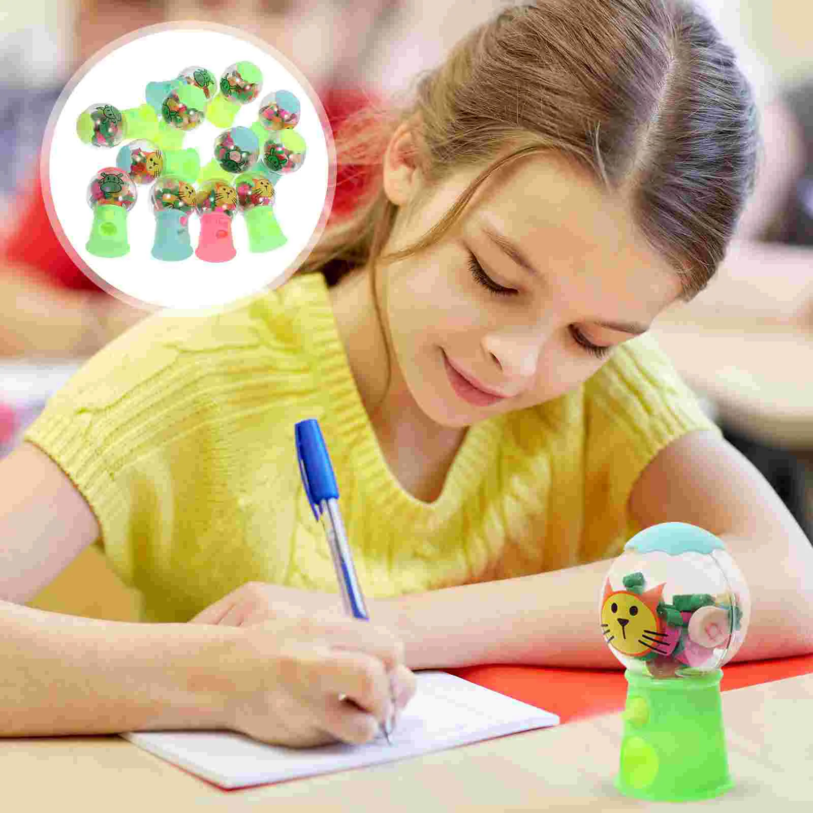 

12pcs Eraser Machines Kids Eraser Dispenser Machines Students Stationary