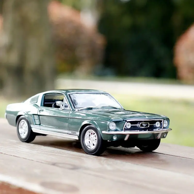 Оригинальная Подлинная модель автомобиля Maisto 1/18 1967 Ford Mustang Gta Fastback Коллекционная