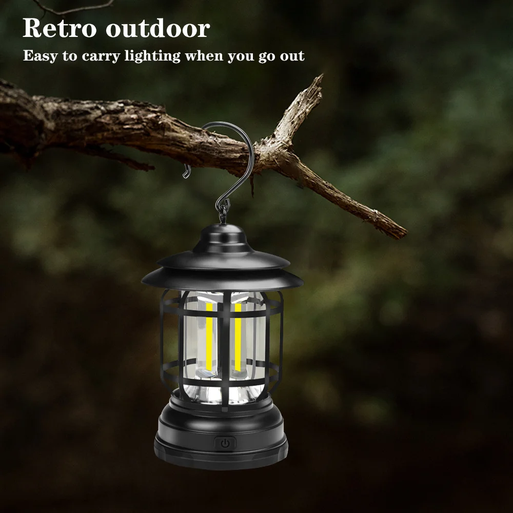 

Lampe Camping Fishing Lanterns Lamp Hiking Outdoor Lantern Searchlight Led rechargeable Camp Working Lights Camp Light Battery