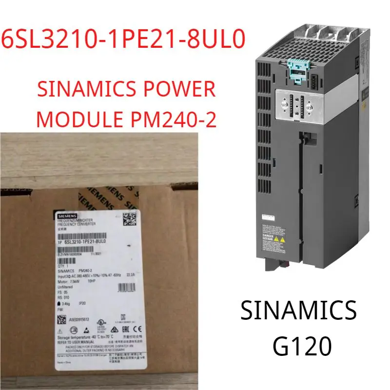 

6SL3210-1PE21-8UL0 Brand new SINAMICS POWER MODULE PM240-2 SINAMICS G120, G120P, PM230, FSB, IP20