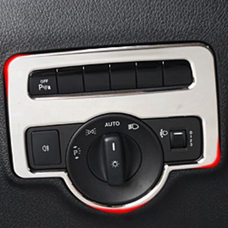 Регулировка переключателя фар автомобиля накладка аксессуары для стайлинга