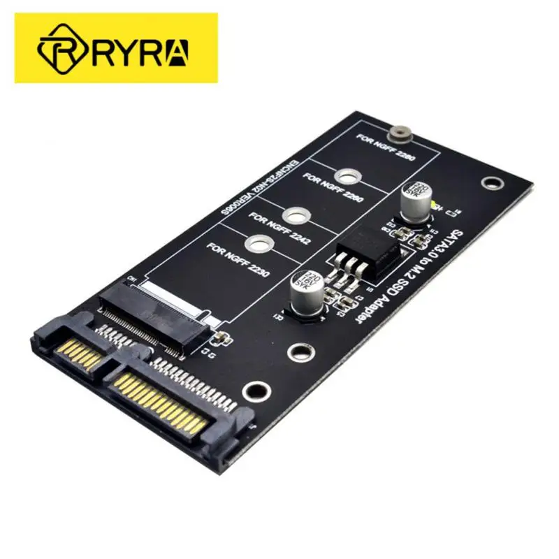 

RYRA M.2 SATA Adapter M2 To SATA3 Adapter NGFF Adapter Card SSD Solid State Drive To 6G Interface Conversion Card