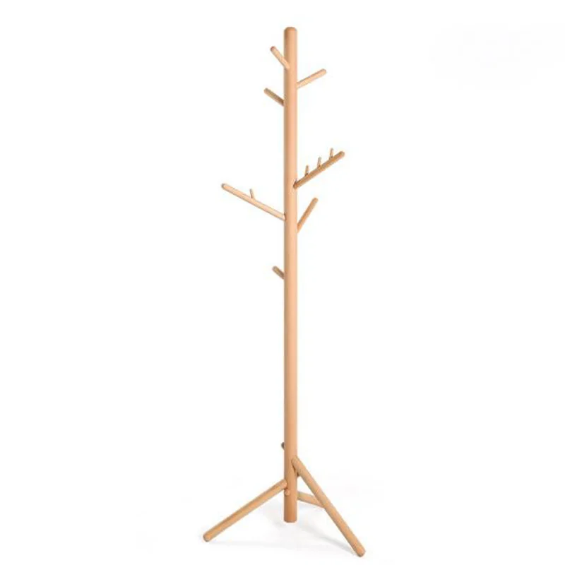 

Solid Wood Clothes Cap is Worn Contracted Contemporary Bedroom Is Born Hang Clothes Rack Europe Type Muti_function Hangs Clothes