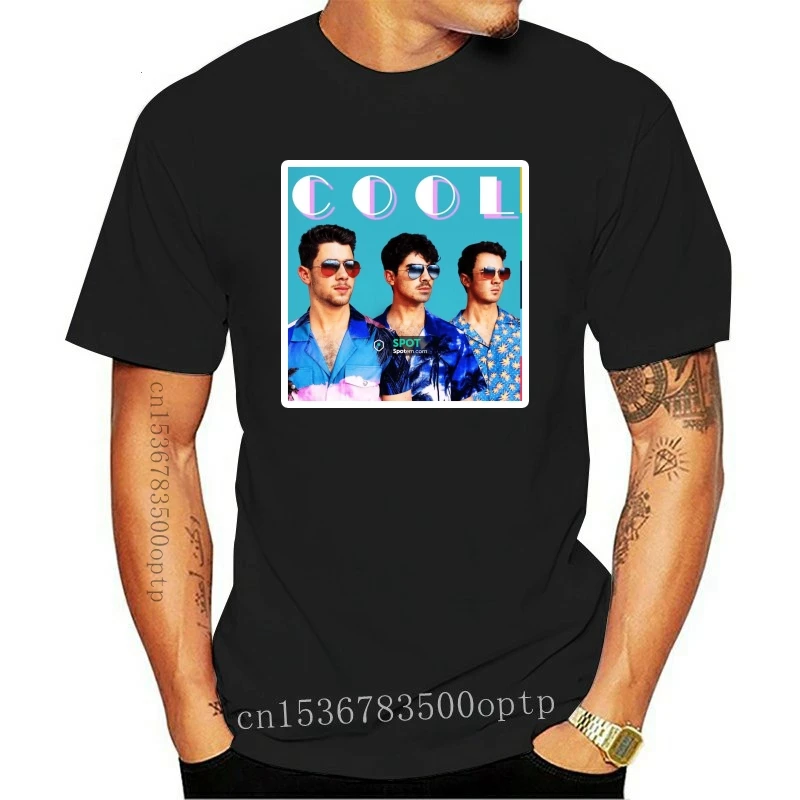 

2022 винтажные братья Jonas Happiness начинают экскурсию фанаты футболка с надписью Happiness Reprint V489