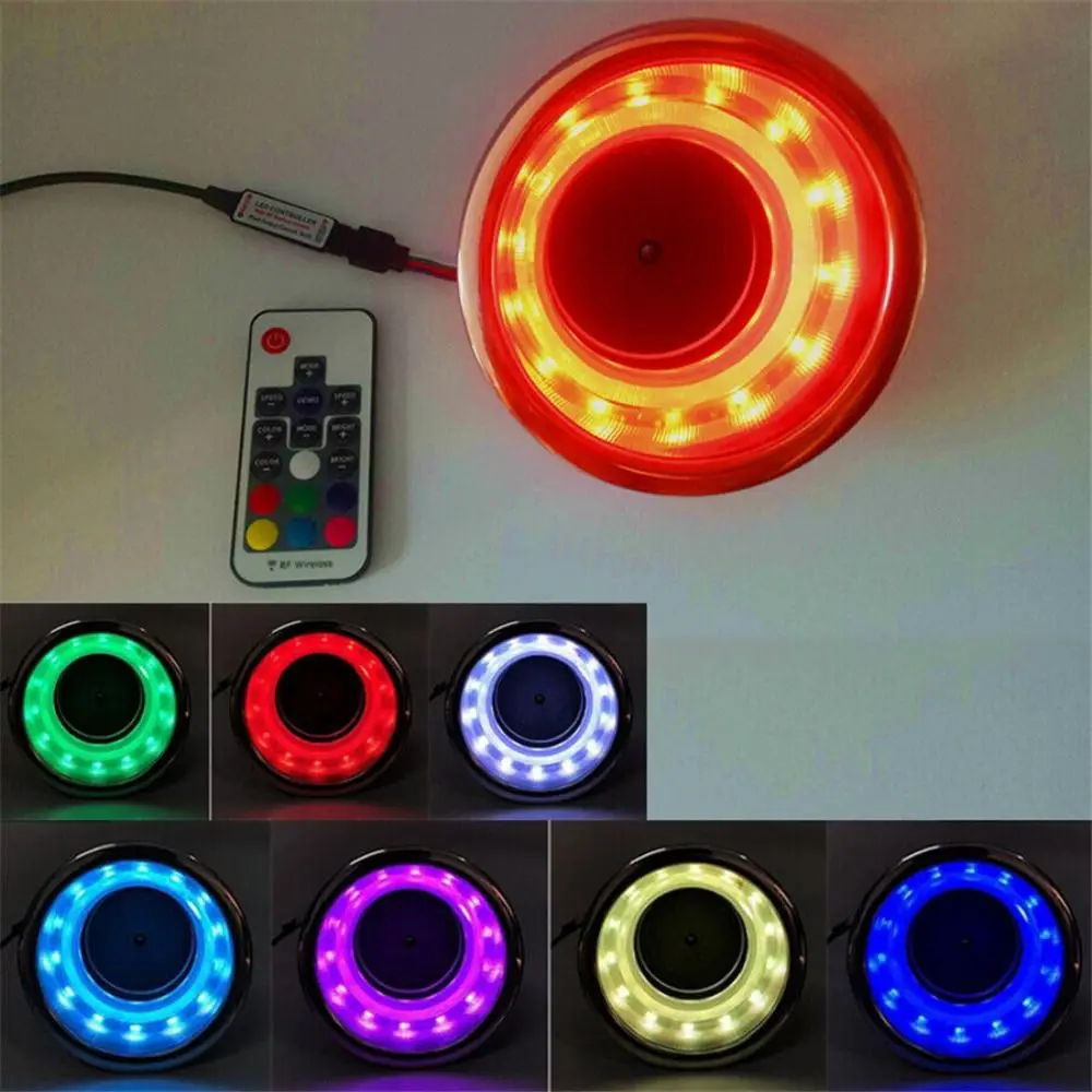 

Stainless Steel RGB LED Cup Drink Holder Polished for Marine Boat Truck RV