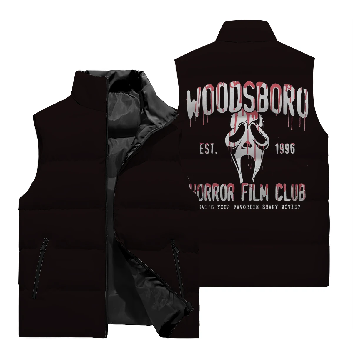 Мужской зимний пуховик3D пуховик Мужское зимнее пальто без рукавов