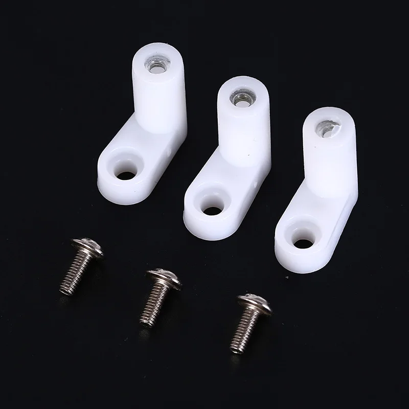 

10Pcs/bag Plastic L Type PCB Mounting Feet With Screw 20mm L Type Feet