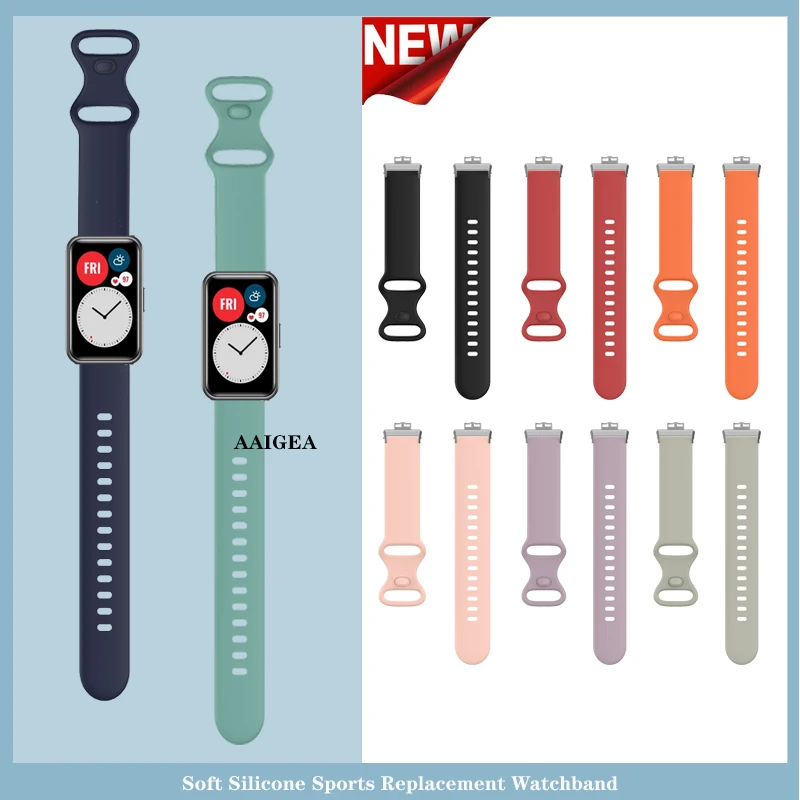 

Watchband Replacement Strap Soft Silicone Band for Huawei Watch fit / new Bracelet