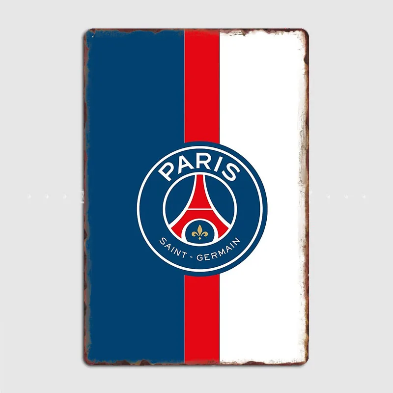 Psg Черный Металлический Художественный Постер Парижский Фермерский Дом Стиль