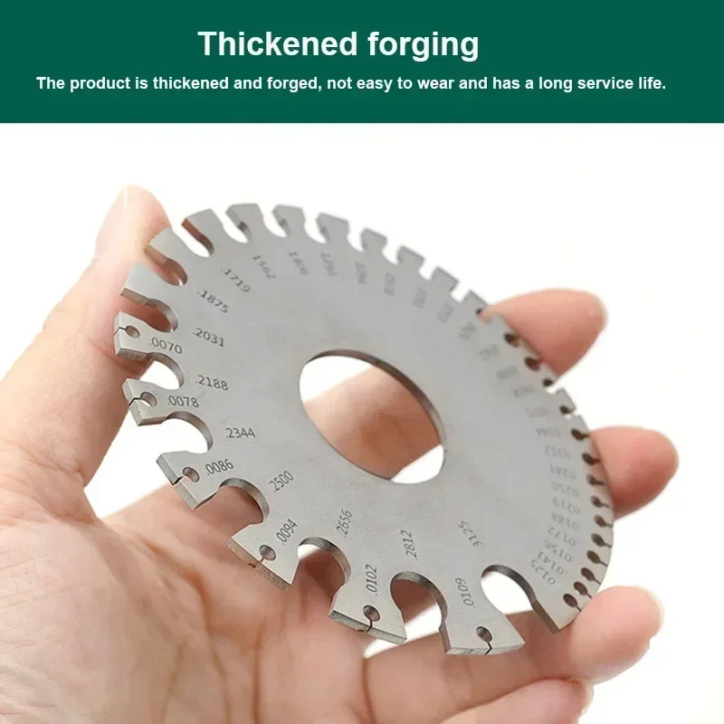 Калибр круглого провода AWG измеритель диаметра линейка толщины 0-36 измерительный