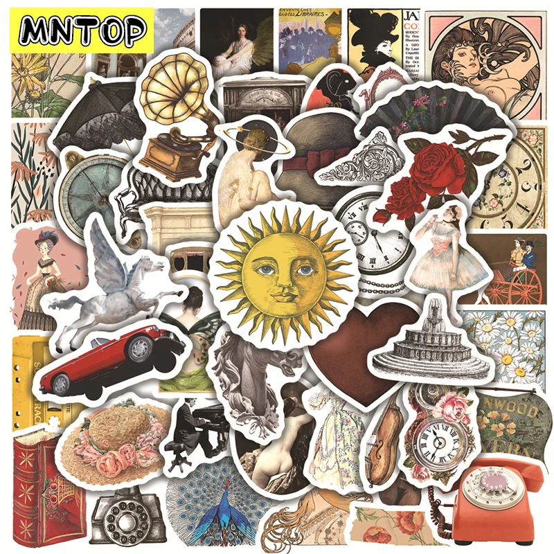 

10/30/50 шт./компл. классические Мультяшные смешанные стикеры в стиле ретро для скейтбордов ноутбуков чемоданов «сделай сам» для детской гитар...