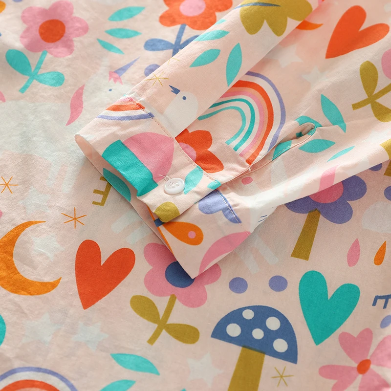 Весенне-осенние повседневные милые топы новая женская одежда свободные рубашки