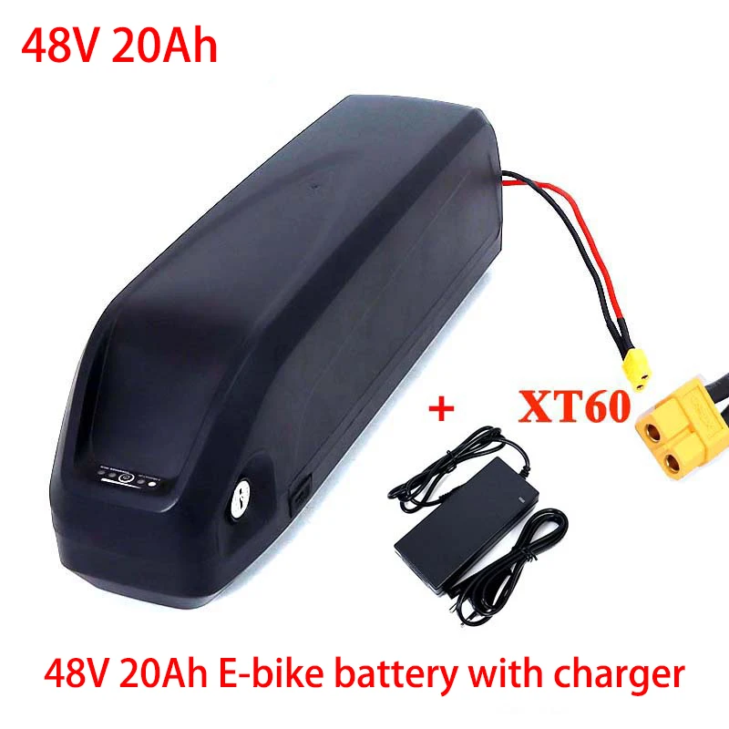 

48V 20Ah 18650 Cell eBike Battery Hailong case with USB 30A BMS for 250W 350W 500W 750W 1000W Motor BBS02 BBS03 BBSHD Duty free
