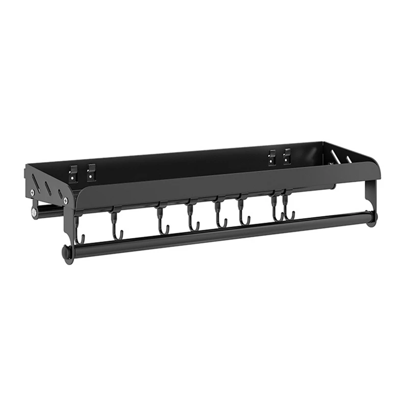 

Spice Rack Wall, Kitchen Holder, Kitchen Rack Wall For Spices, Wall Mounted Spice Rack For Bathroom And Kitchen