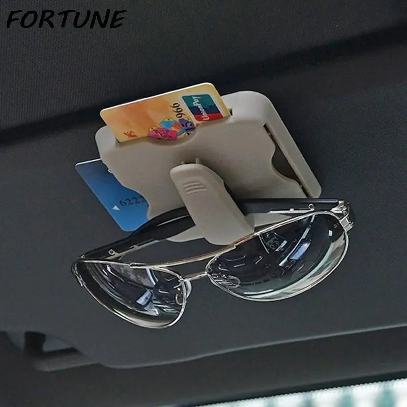 Автомобильный солнцезащитный козырек, автомобильная идентификационная карточка, кредитница, органайзер с зажимом для очков, держатель для хранения, стильные автомобильные аксессуары