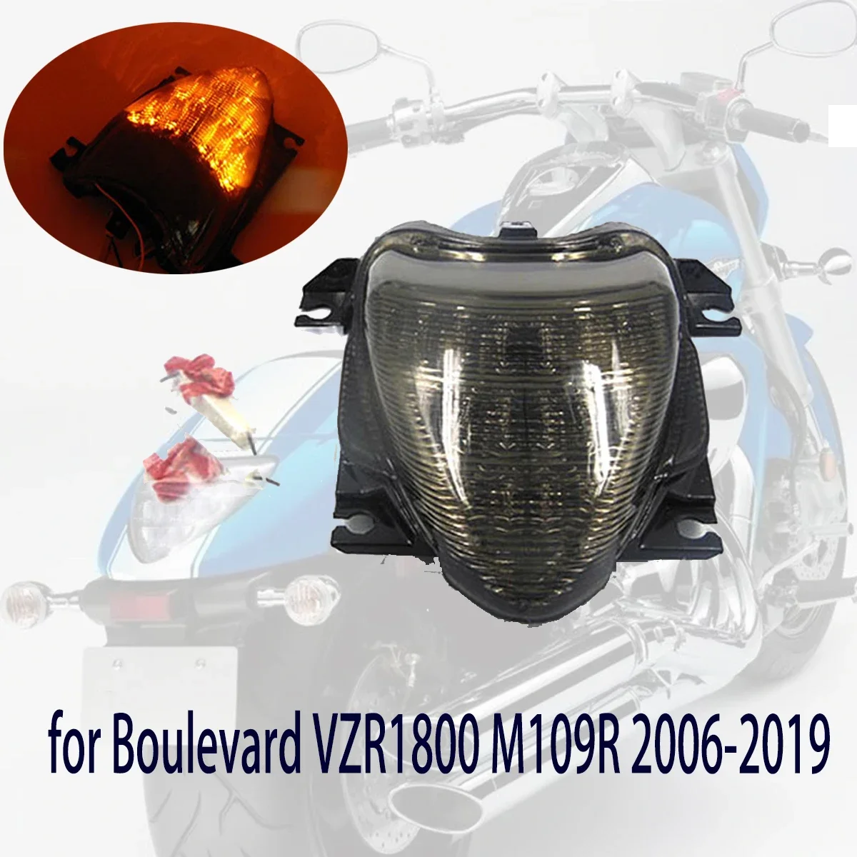 Подходит для SUZUKI Boulevard Задний фонарь VZR1800 M109R Указатель поворота VZR 1800 2006-2019 2018 2017