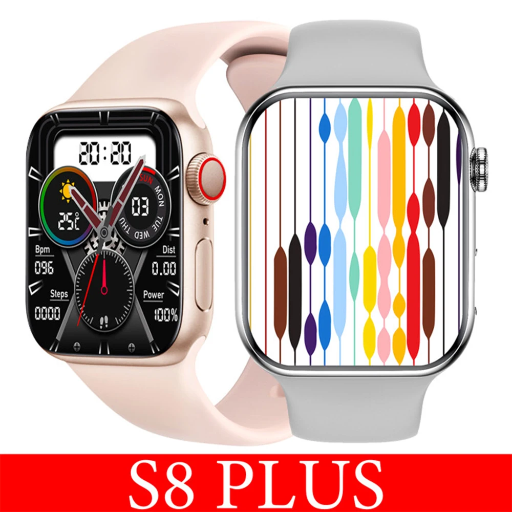 

LEMFO Smart Watch series 8 Bluetooth Call NFC Smartwatch men women 280mAh Fitness Sports Watches Wireless charging 2.0&quot