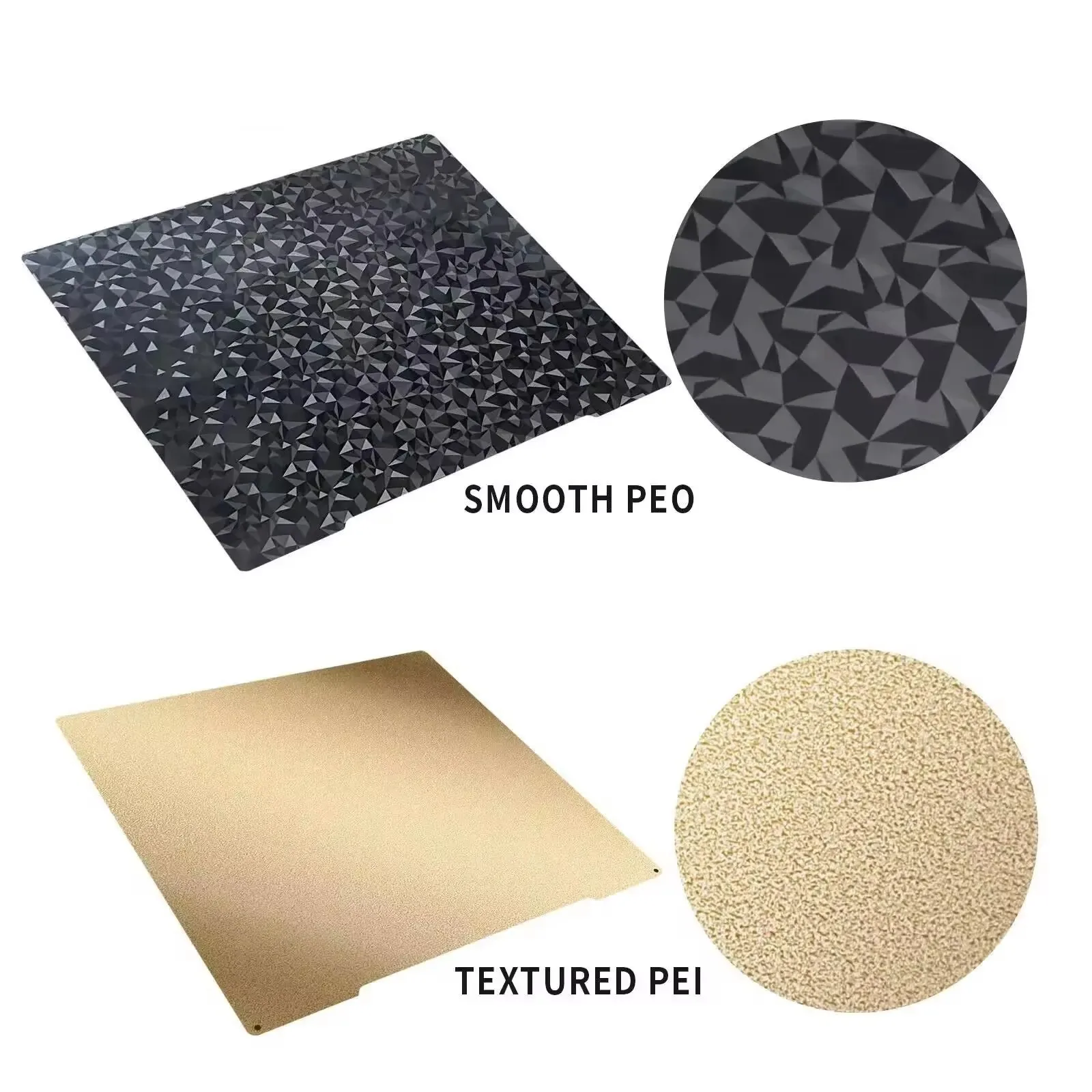 Фото MK4 PEI лист PEO для Prusa MK3S углеродное волокно PET Строительная пластина H1H двухсторонние Пружинные стальные пластины для Prusa i3 MK2.5S MK3 MK3S + №4