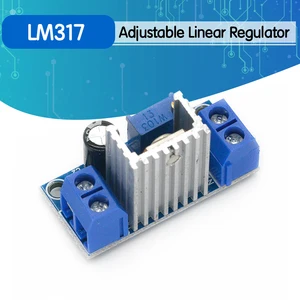 LM317 DC-DC преобразователь понижающий модуль печатной платы линейный регулятор LM317 регулируемый регулятор напряжения источник питания