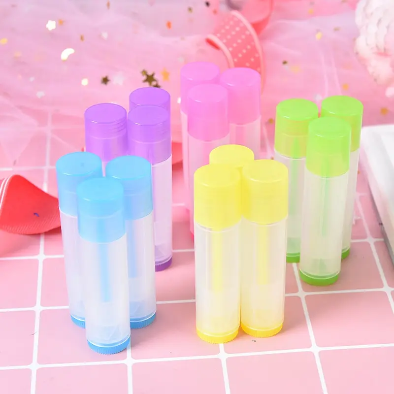 

10pcs Empty Lip Balm Lipstick Cream Tube Bottle Mouth Lip Balm Stick Container DIY Empty Lip Container Packaging Container New