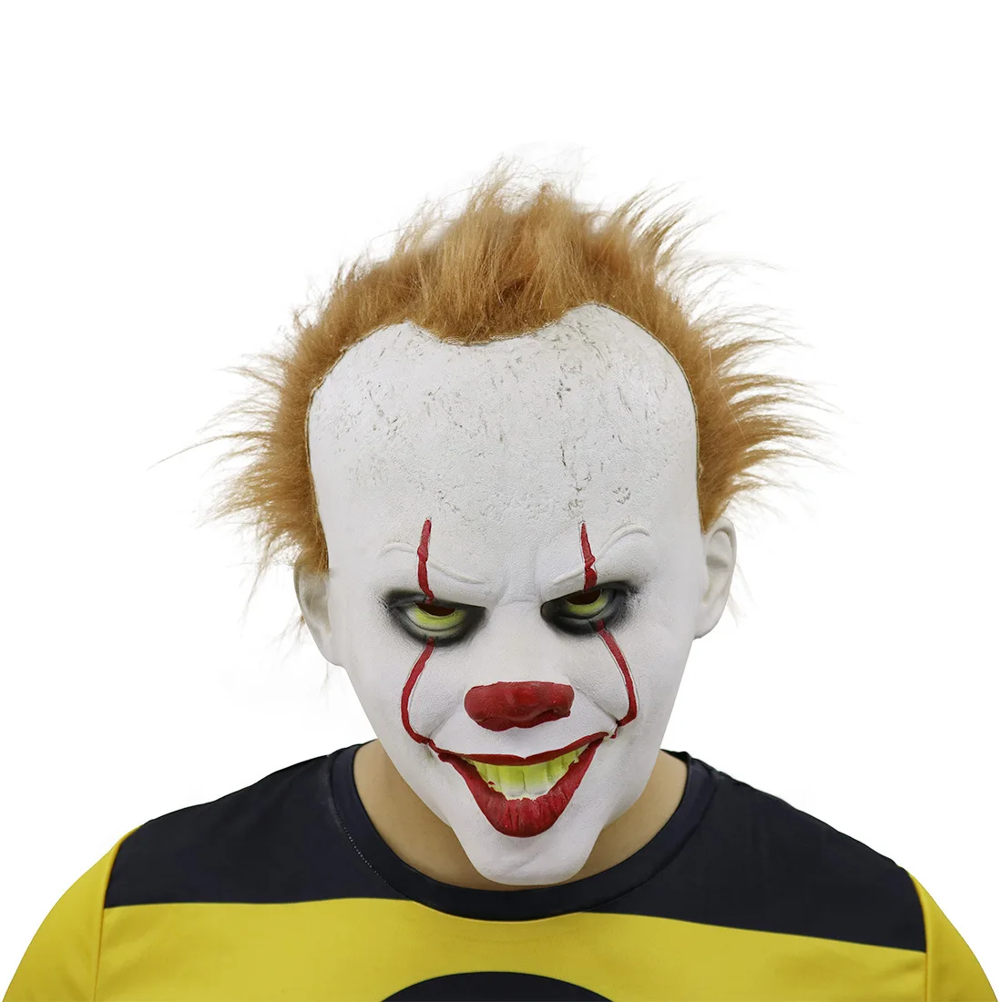 Пилозуб Мужская антикварная маска для Хэллоуина Золотая Серебряная Вечеринка