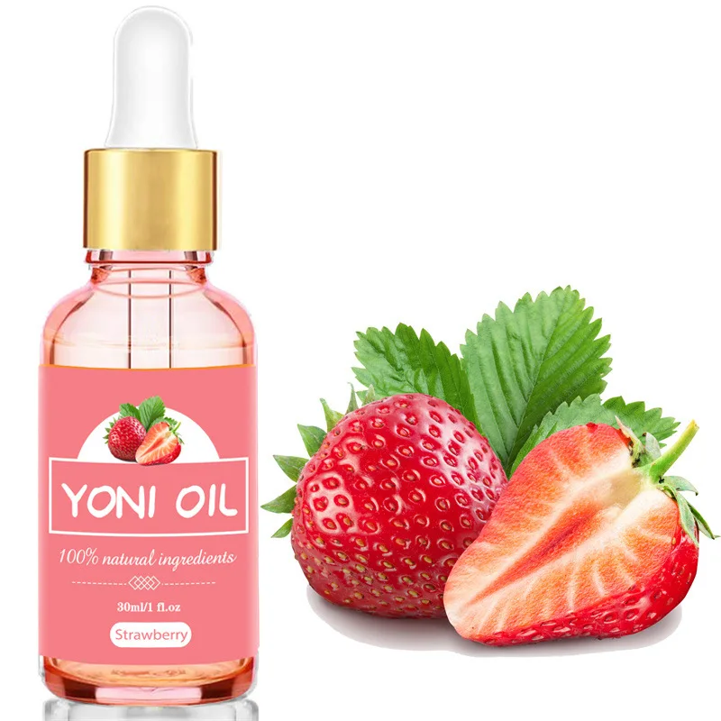

5 bottles Best ingredient vaginal tightening oil strawberry yoni essential oil for women Private label Yoni Oil