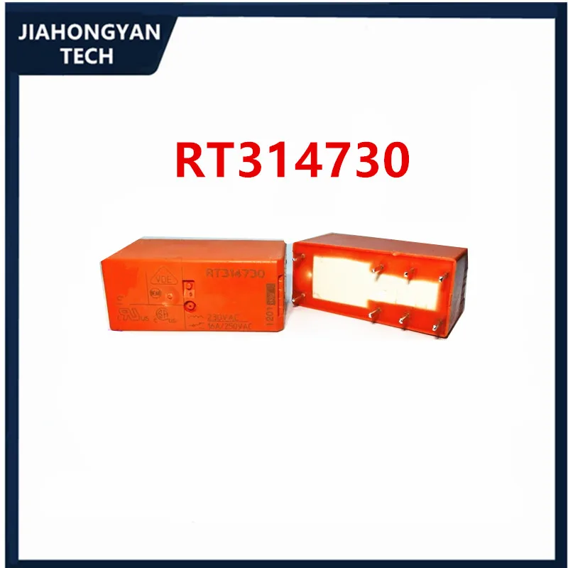 1 шт., 2 шт., 5 шт., оригинальные мини-реле мощности RT314730, набор преобразователей, 8 контактов, 230 В переменного тока