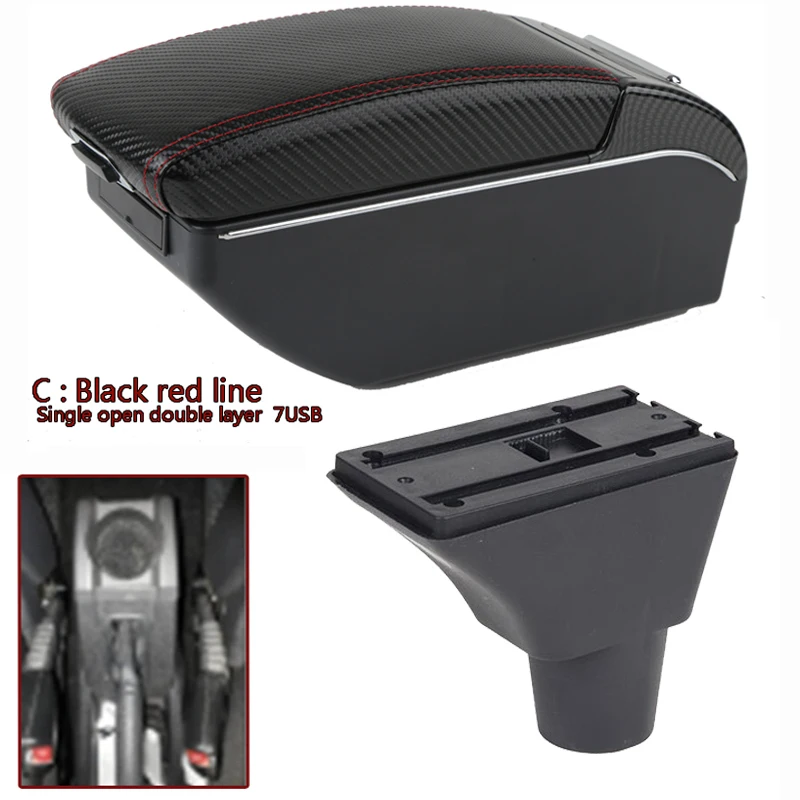 

For opel meriva armrest box For opel meriva central storage box Retrofit parts Car Armrest Accessories Easy to install