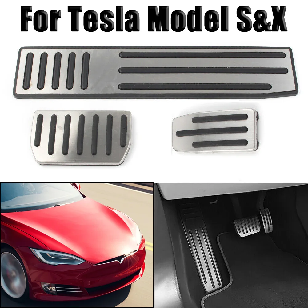 

3 шт., скользящие алюминиевые тормозные колодки Tesla Model S & X