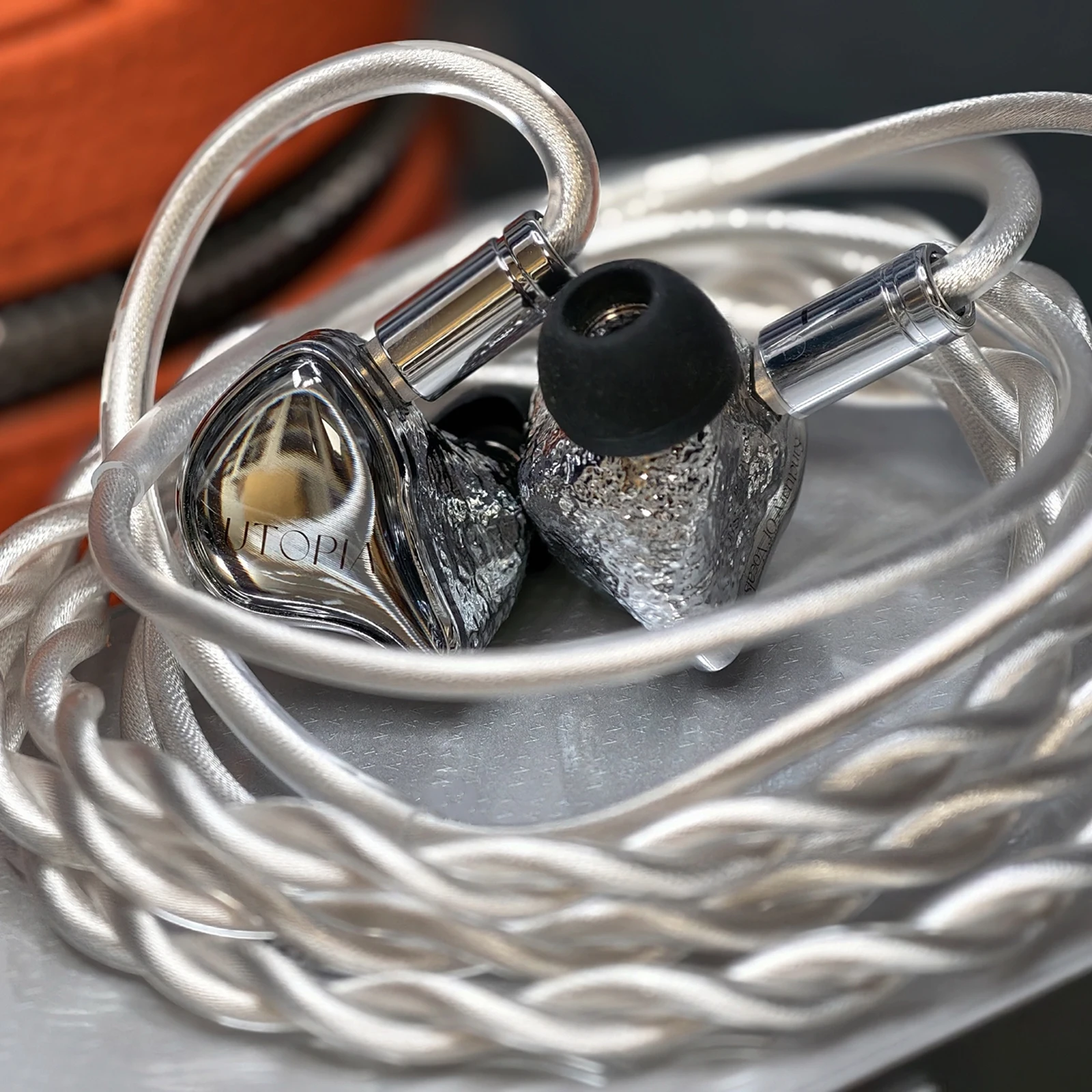 Фото Наушники EarAcoustic-Audio OSHUN LTD с динамическим драйвером 8,3 мм, проводные гибридные Hi-Fi наушники-вкладыши с алюминиевым корпусом и съемным кабелем №3