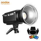 Осветитель Godox SL-150W SL150W 150WS, 5600 К с ЖК-панелью, светодиодный видеосвет, студийный осветитель с постоянным выходом и байонетом Bowens
