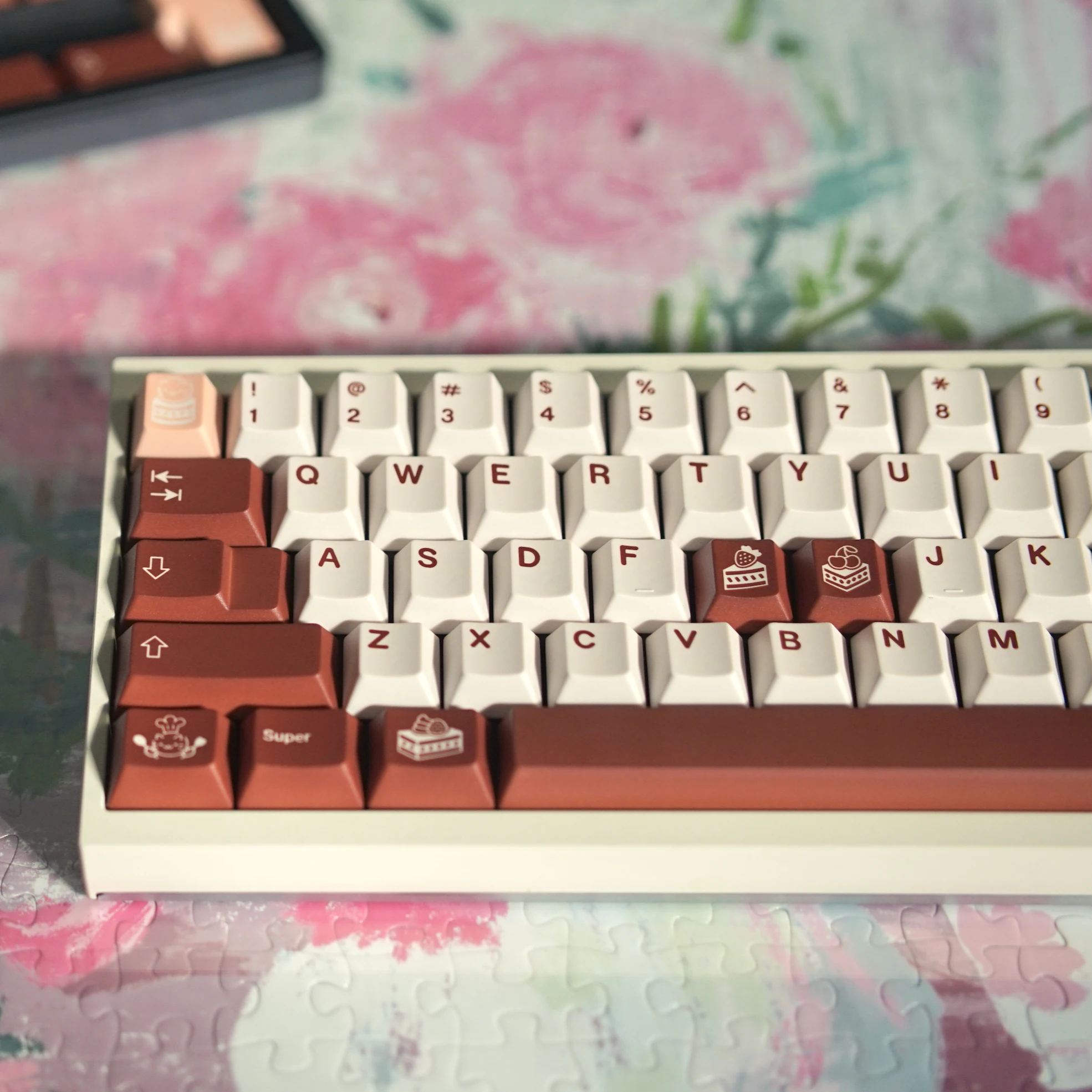 Колпачки для клавиш Gmk Tiramisu термосублимация Pbtcherry полный набор колпачков